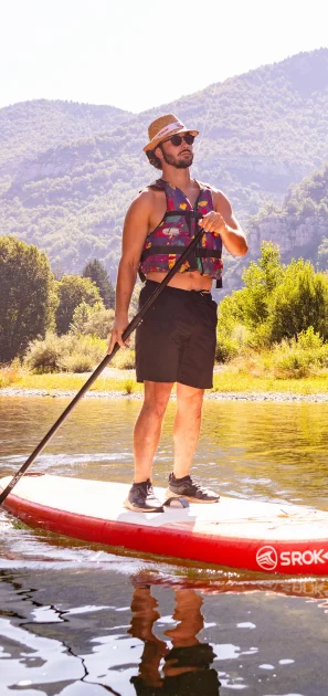 paddle à Sainte-Enimie en Lozère dans les Gorges du Tarn 48