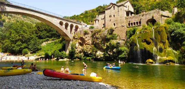 canoe à Sainte-Enimie en Lozère dans les Gorges du Tarn 48